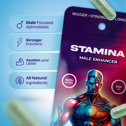 Ausdauer-Aphrodisiakum-Kapseln - Potenzmittel für Männer