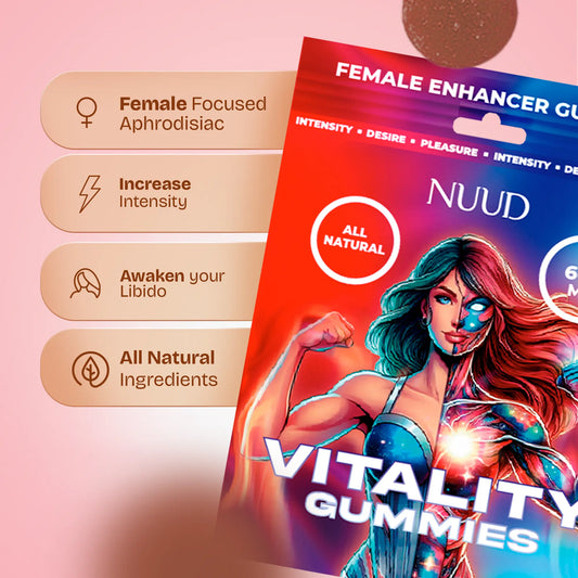 NUUD Vitality Female Libido Gummies | Natural Desire Enhancer