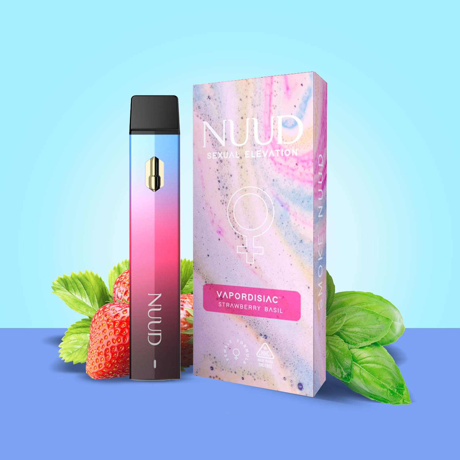 NUUD Vape Strawberry Basil Disposable 39 99