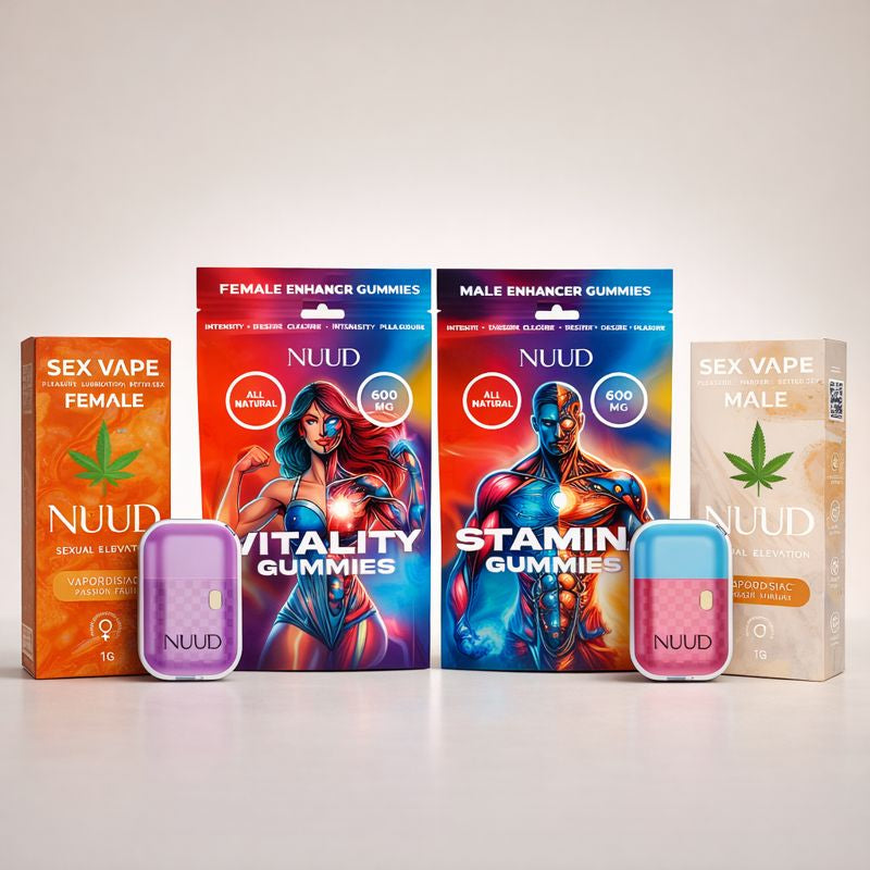 NUUD Harmony Duo Bundle | All-Natural Aphrodisiac Kit for Couples (Hemp-Free)