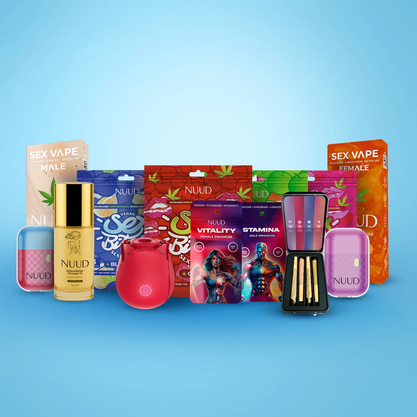 NUUD Lover's Delight Bundle | Premium Aphrodisiac & Couple's Pleasure Kit