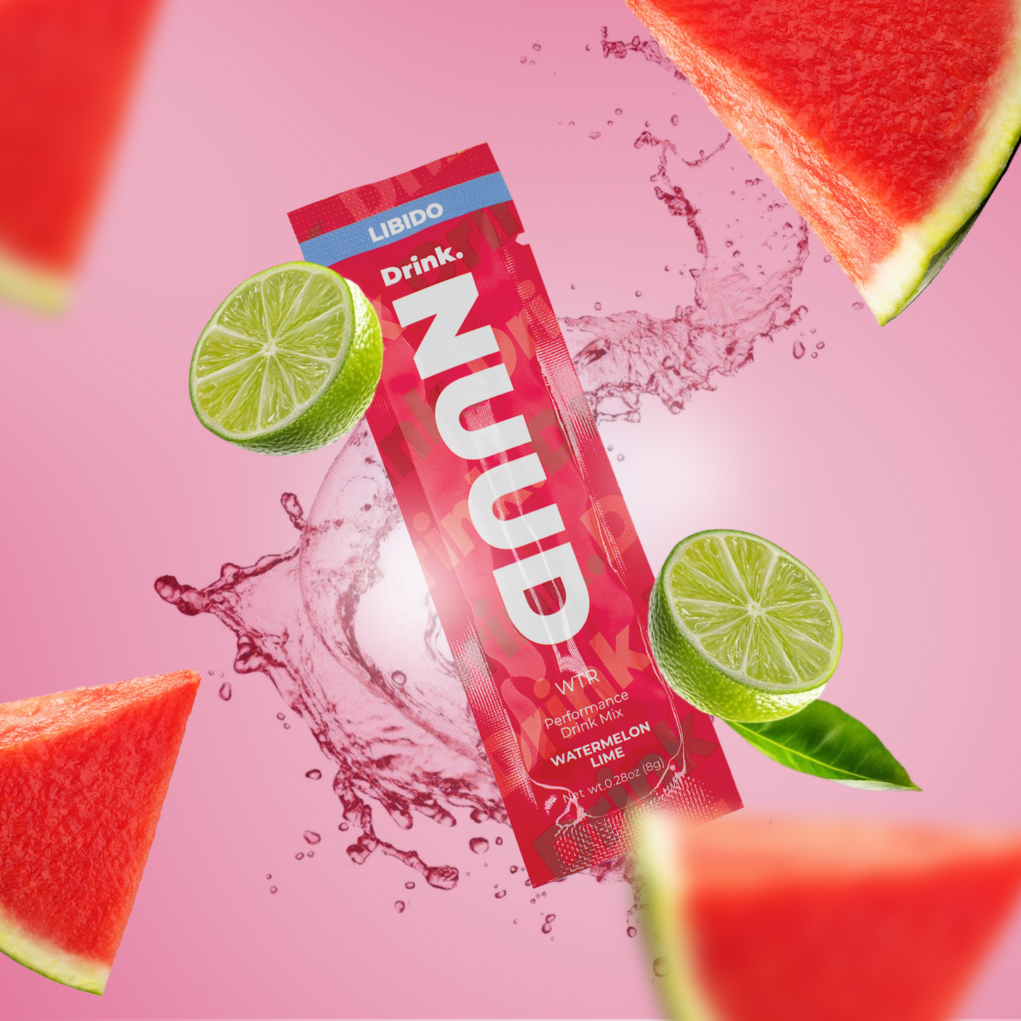 NUUD watermelon lime intimacy drink for women