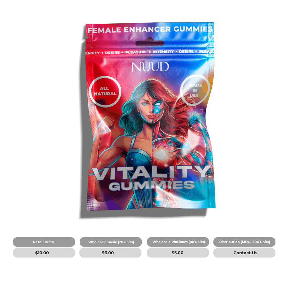 Nuud Female Enhancers Vitality Gummies