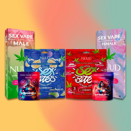 Nuud Lusty Bundle of Pleasure for Him and Her Sex Vspes and Gummies