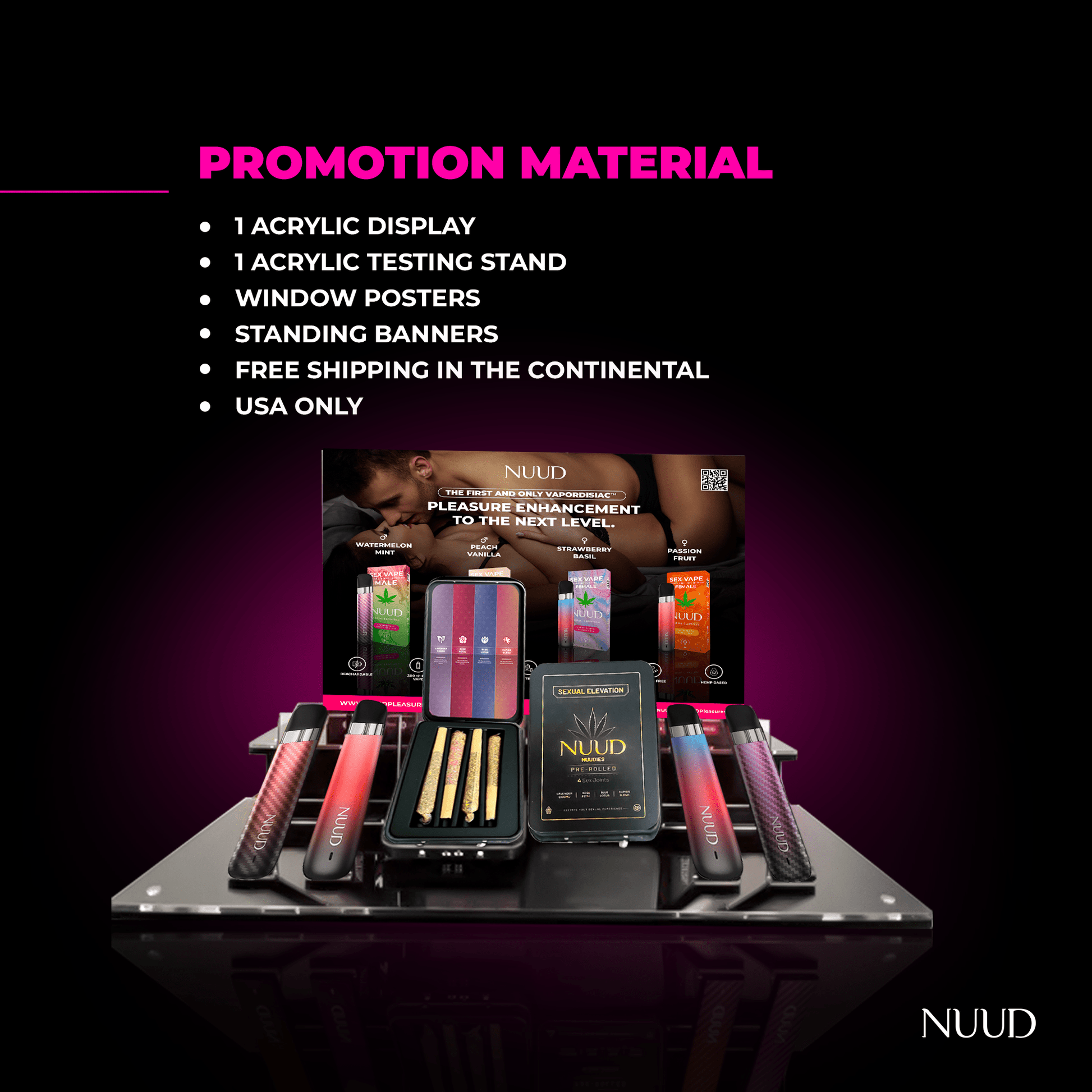 Nuud Premium Starter Pack promotional Material