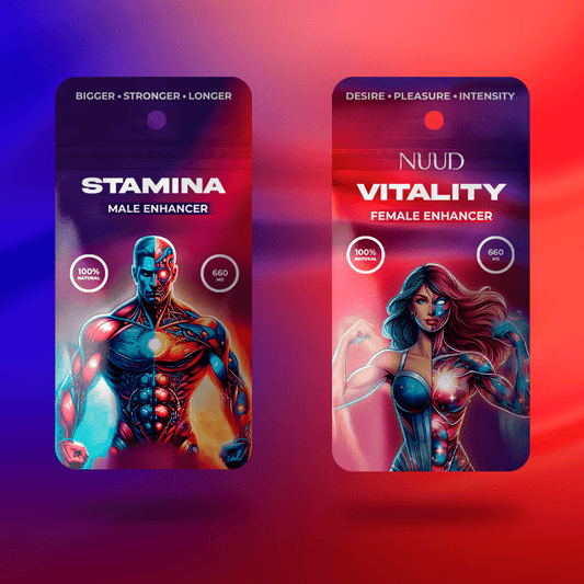 Nuud Sensual Synergy Bundle - Stamina & Vitality Bundle for Him and Her