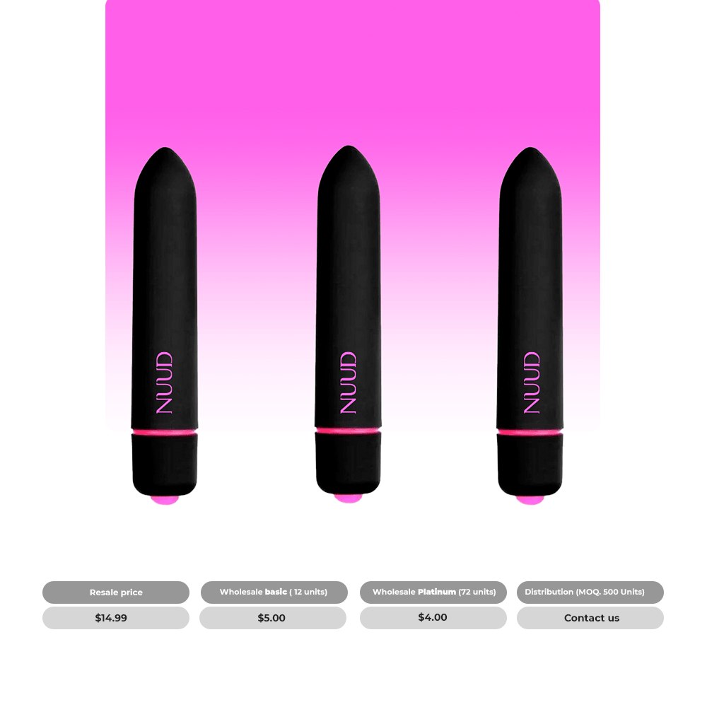 Nuud Spark Bullet Vibrator Wholesale Prices