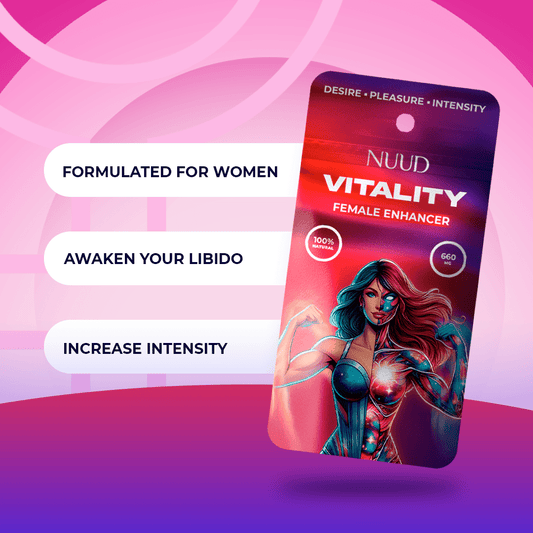 Benefits of Nuud Vitality Aphrodisiac Capsules - Female Enhancer