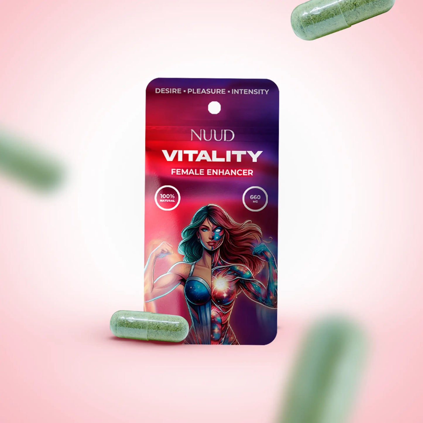 Vitalitäts-Aphrodisiakum-Kapseln - Potenzmittel für Frauen