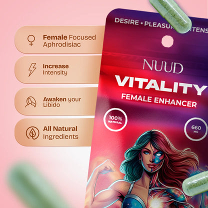 Vitalitäts-Aphrodisiakum-Kapseln - Potenzmittel für Frauen