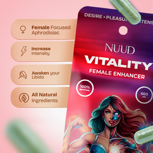 Capsules aphrodisiaques Vitality - Stimulateur de puissance féminine
