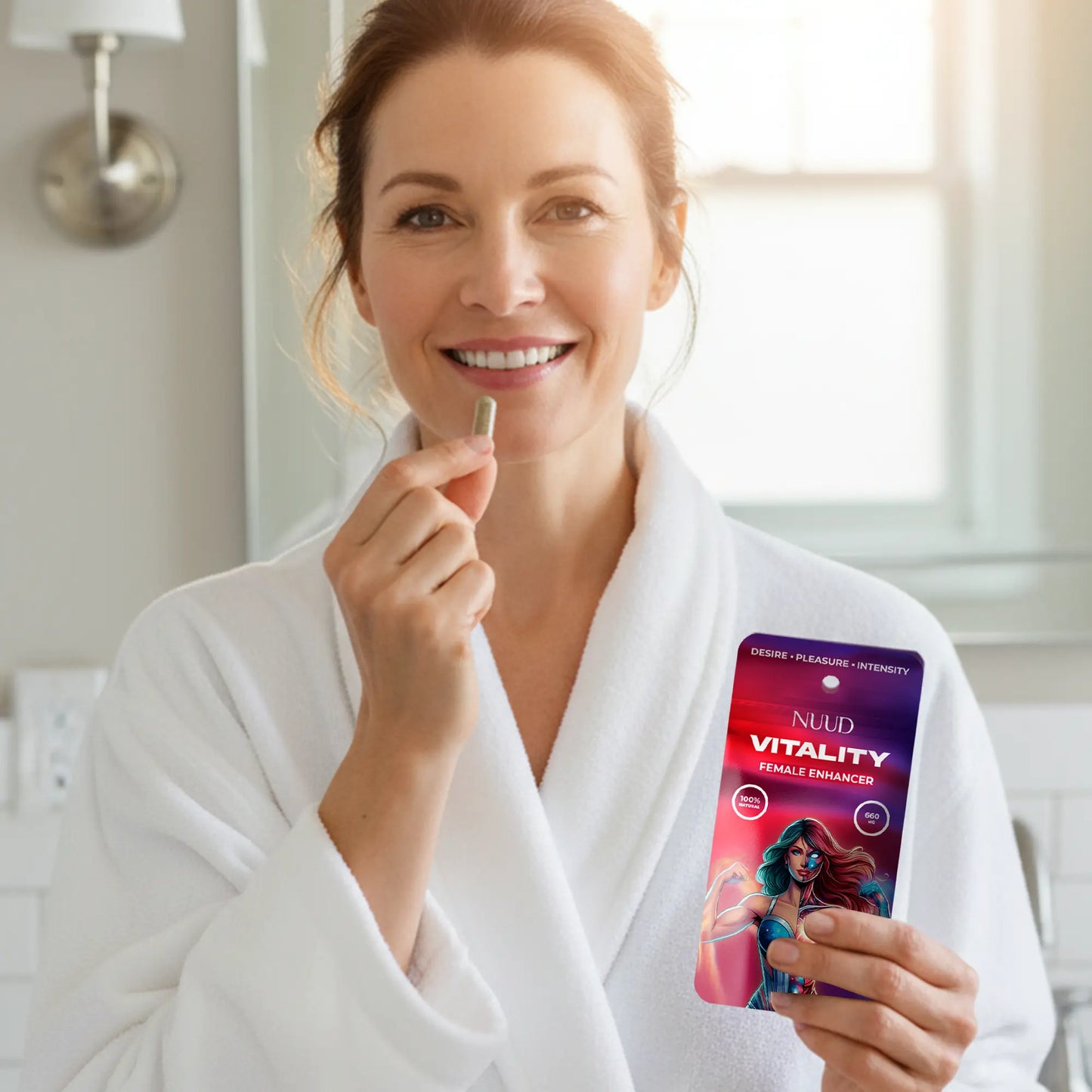 Vitalitäts-Aphrodisiakum-Kapseln - Potenzmittel für Frauen