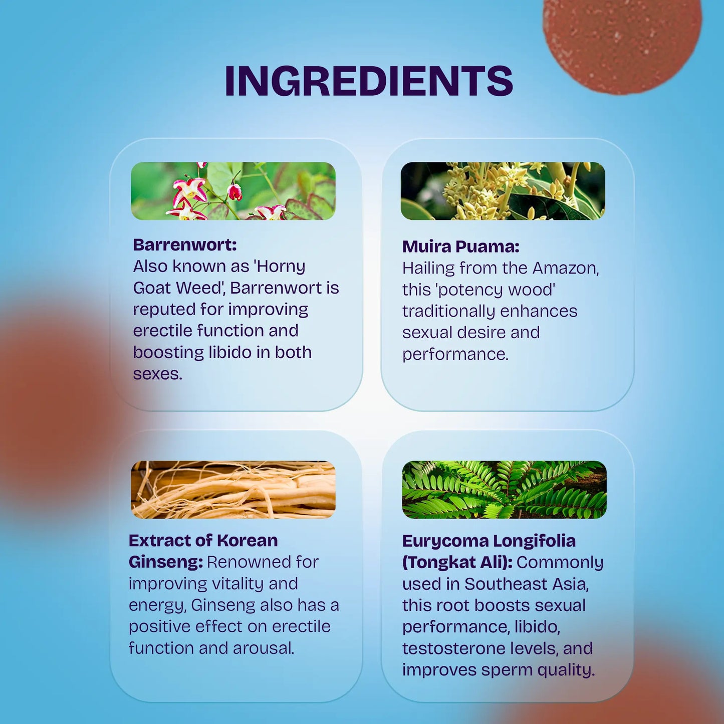 NUUD Stamina Aphrodisiac Gummies - Male Enhancer