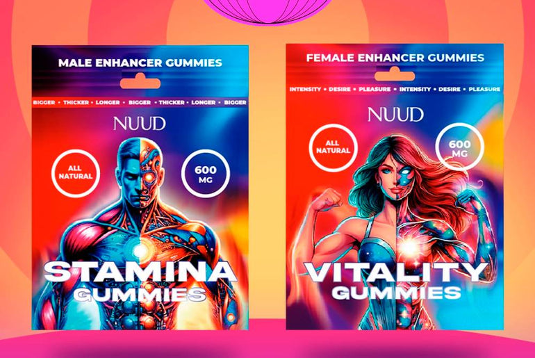 NUUD Libido Enhancers Gummies - Étui de 20 unités (Prix unitaire : 6,00 $) 