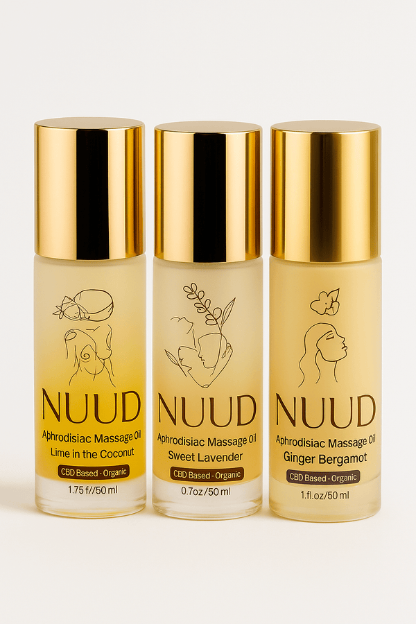 Aphrodisiac Massage Oils - 3 Pack