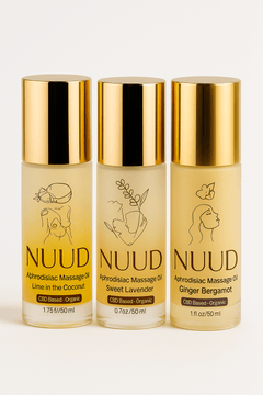 Huiles de massage aphrodisiaques - Lot de 3