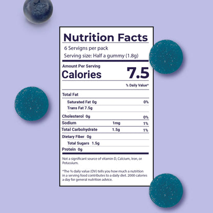 NUUD Aphrodisiac Gummies for Men | Blueberry