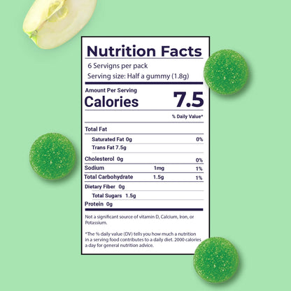 NUUD Aphrodisiac Gummies for Men | Green Apple