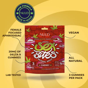 Nuud Female Libido 3 Gummies Sex Bites Benefits