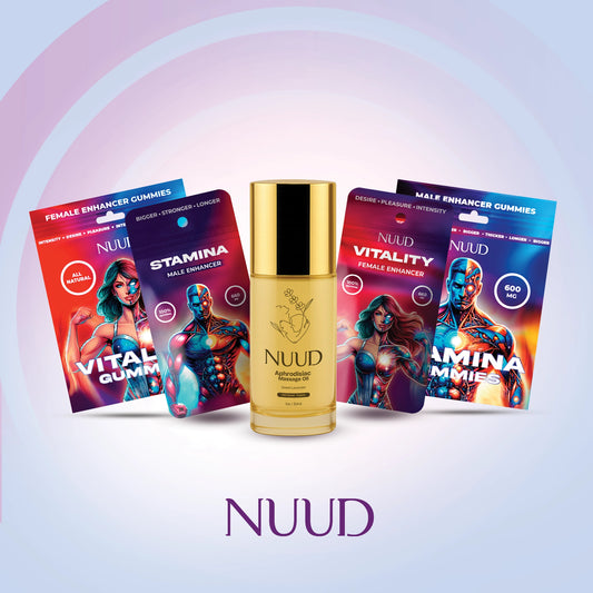 NUUD Lovers Pleasure Bundle | Couples Intimacy Set for Libido Enhancement
