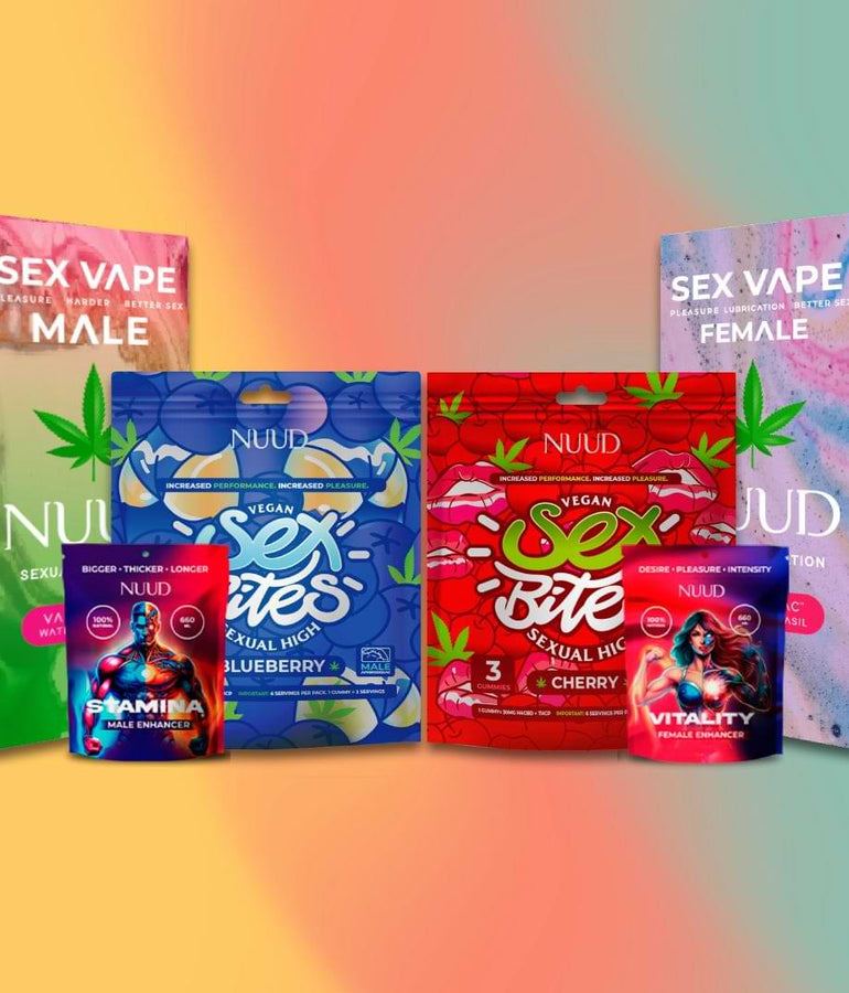 Nuud Lusty Bundle of Pleasure for Him and Her Sex Vspes and Gummies