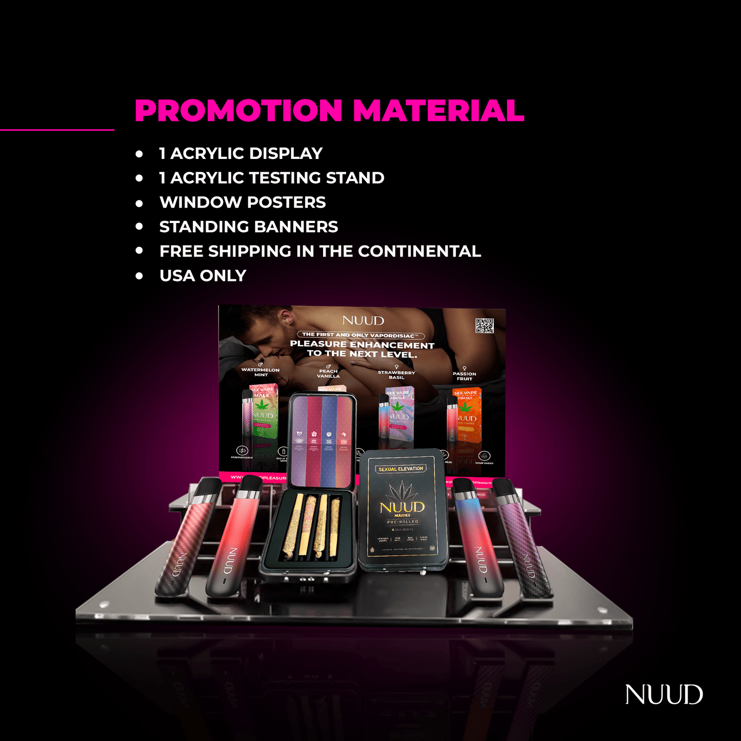 Nuud Premium Starter Pack promotional Material