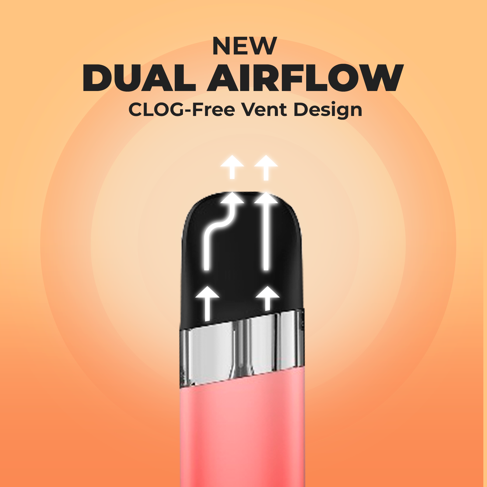 NUUD Sex Vape Pleasure Lubrication Passion Fruit for Women Dual Airflow