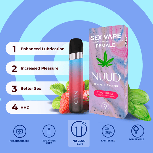 NUUD Sex Vape Pleasure Lubrication for Women Benefits