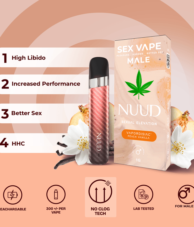 Benefits of NUUD Sex Vape Sexual Elevation for Men