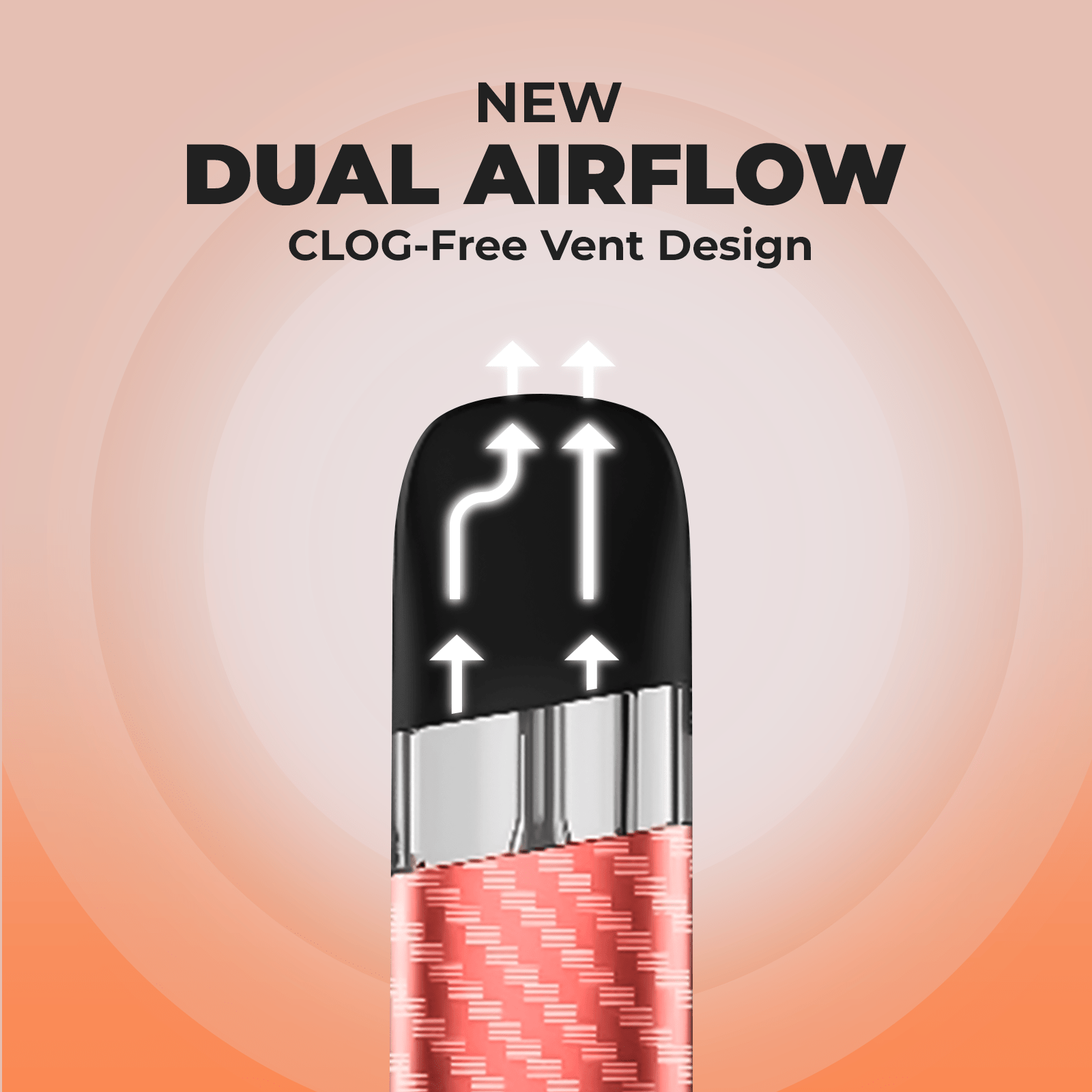 NUUD Sex Vape Sexual Elevation for Men Dual Airflow