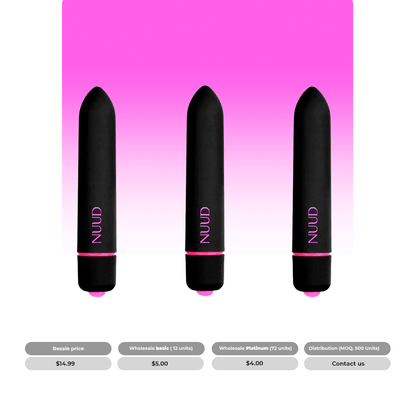Nuud Spark Bullet Vibrator Wholesale Prices