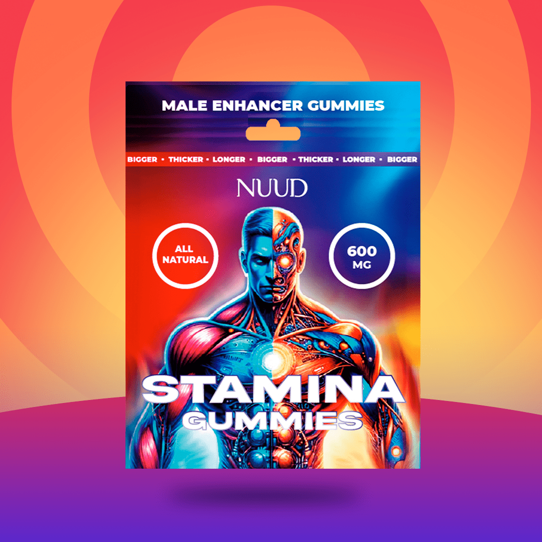 Nuud Stamina Aphrodisiac Gummies - Male Enhancer Pouch
